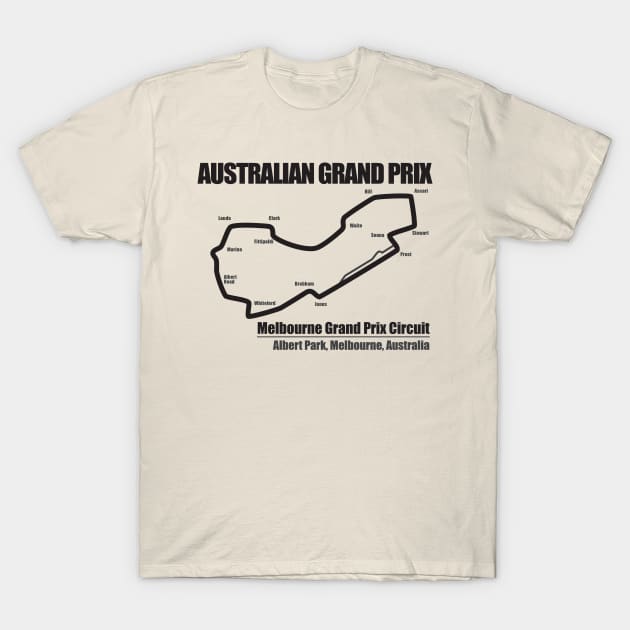 Australian Grand Prix LS T-Shirt by Chicanery